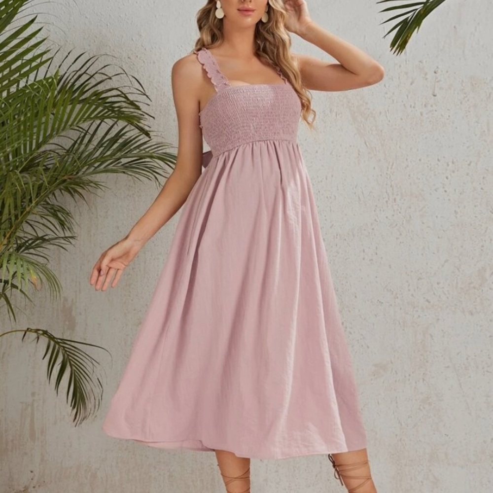 SHEIN Dusty Rose Maternity Dress- XXL